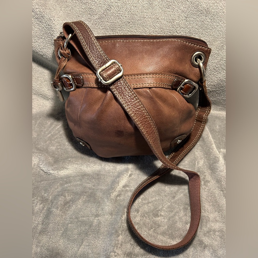 Fossil Genuine Leather Crossbody Bag - Picture 2 of 10